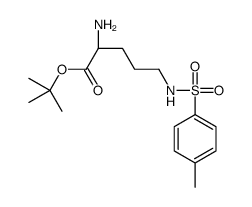 tert-Butyl N~5~-[(4-methylphenyl)sulfonyl]-L-ornithinate结构式