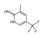 3-甲基-5-(三氟甲基)-2-吡啶胺结构式