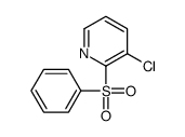 2-(benzenesulfonyl)-3-chloropyridine Structure