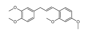 1-[3-(3,4-dimethoxyphenyl)prop-1-enyl]-2,4-dimethoxybenzene结构式