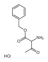 Benzyl 2-amino-3-oxobutanoate hydrochloride (1:1)结构式
