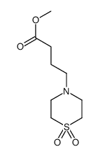 Methyl 4-(1,1-Dioxothiomorpholino)butyrate Structure