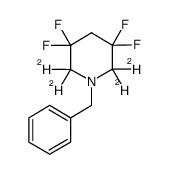 1-benzyl-2,2,6,6-tetradeutero-3,3,5,5-tetrafluoropiperidine Structure