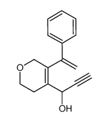 1-(3,6-dihydro-5-(1-phenylvinyl)-2H-pyran-4-yl)prop-2-yn-1-ol结构式