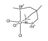 (1,1,1-tris(dimethylphosphinomethyl)ethane)trichlorochromium(III)结构式