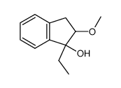 1-Ethyl-1-hydroxy-2-methoxy-indan Structure