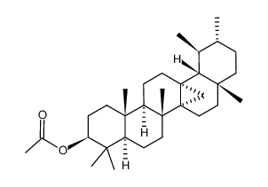 13,27-cycloursan-3β-yl acetate结构式