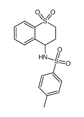 4-p-Toluolsulfonylamino-thiochroman-S,S-dioxid Structure