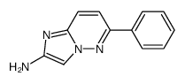 6-phenylimidazo[1,2-b]pyridazin-2-amine结构式