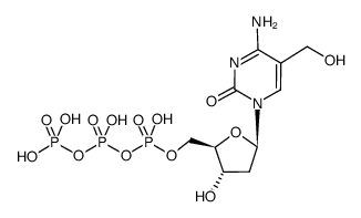 5-hydroxymethyl-2'-deoxycytidine-5'-triphosphate Structure