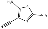 4-Thiazolecarbonitrile,2,5-diamino- structure