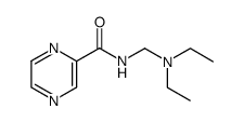 pyrazine-2-carboxylic acid diethylaminomethyl-amide Structure