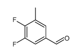 3,4-Difluoro-5-methylbenzaldehyde Structure