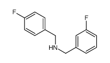 N-(3-Fluorobenzyl)-4-fluorobenzylamine结构式