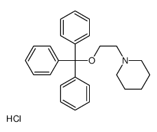 1-(2-trityloxyethyl)piperidine,hydrochloride结构式