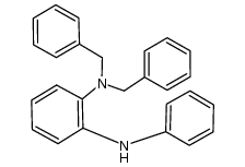 N,N-dibenzyl-N'-phenyl-o-phenylenediamine Structure