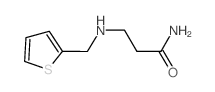 3-[(2-Thienylmethyl)amino]propanamide Structure