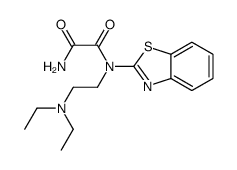 N'-(1,3-benzothiazol-2-yl)-N'-[2-(diethylamino)ethyl]oxamide结构式