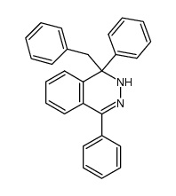 1-benzyl-1,2-dihydro-1,4-diphenylphthalazine结构式