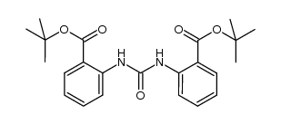 2,2'-ureylene-di-(tert-butylbenzoate)结构式