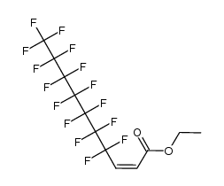 Ethyl Z-3-F-heptyl 2-propenoate结构式