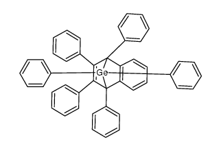 2,3-benzo-1,4,5,6,7,7-hexaphenyl-7-germanorborna-2,5-diene结构式