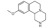 10-甲氧基-2,3,4,6,7,11b-六氢-1H-吡嗪并[2,1-a]异喹啉结构式