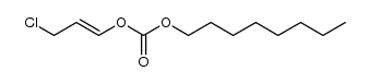 3-chloroprop-1-en-1-yl octyl carbonate结构式