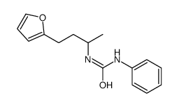 1-[4-(furan-2-yl)butan-2-yl]-3-phenylurea结构式