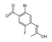 N-(5-bromo-2-fluoro-4-nitrophenyl)acetamide结构式