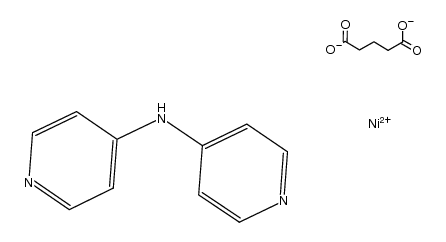 [Ni(1,5-pentanedicarboxylato)(dipyridylamine)](n)结构式