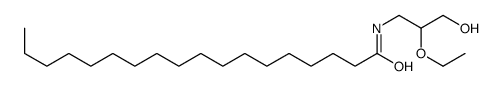 N-(2-ethoxy-3-hydroxypropyl)octadecanamide Structure