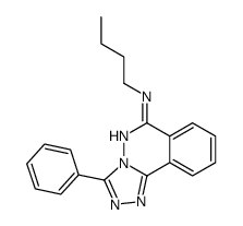 N-butyl-3-phenyl-[1,2,4]triazolo[3,4-a]phthalazin-6-amine结构式