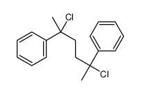 (2,5-dichloro-5-phenylhexan-2-yl)benzene结构式