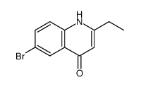 6-bromo-2-ethyl-1H-quinolin-4-one结构式