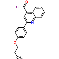 2-(4-Propoxyphenyl)-4-quinolinecarbonyl chloride Structure