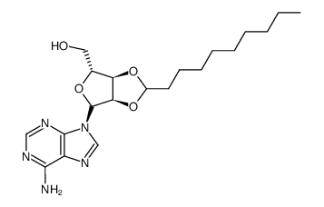 endo-2',3'-O-decylideneadenosine Structure