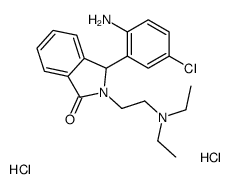 3-(2-amino-5-chlorophenyl)-2-[2-(diethylamino)ethyl]-3H-isoindol-1-one,dihydrochloride Structure