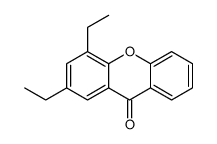 2,4-diethylxanthen-9-one结构式