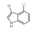 3-Bromo-4-chloroindole Structure