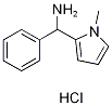 [(1-methyl-1H-pyrrol-2-yl)(phenyl)methyl]amine hydrochloride结构式