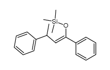 1,3-diphenyl-(Z)-1-trimethylsilyloxy-1-butene Structure
