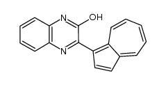2-(azulen-1-yl)-3-hydroxybenzopyrazine结构式