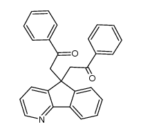 9-(1,2-dibenzoylethylidene)-4-azafluorene结构式