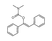 (Z)-1,2-diphenylvinyl dimethylcarbamate Structure