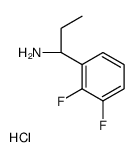 (1R)-1-(2,3-difluorophenyl)propan-1-amine,hydrochloride Structure