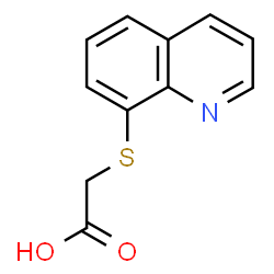 2-(quinolin-8-ylthio)acetic acid Structure