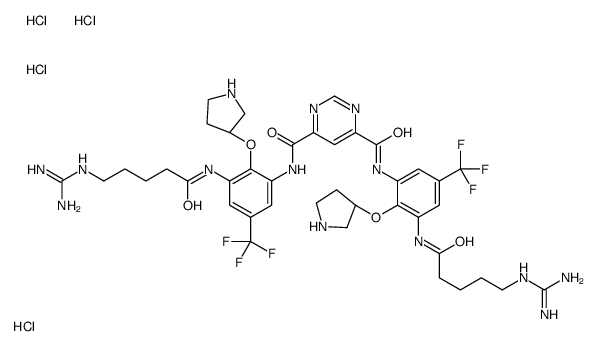 Brilacidin tetrahydrochloride Structure