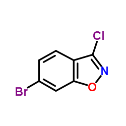 6-Bromo-3-chlorobenzo[d]isoxazole structure