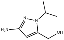 (3-amino-1-isopropyl-1H-pyrazol-5-yl)methanol结构式